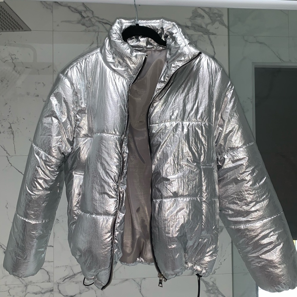 M TINFOIL PUFFER JACKET
